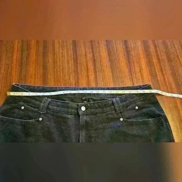 Cider Black Wide Leg High Rise Jeans Size 3X EUC - Picture 6 of 9